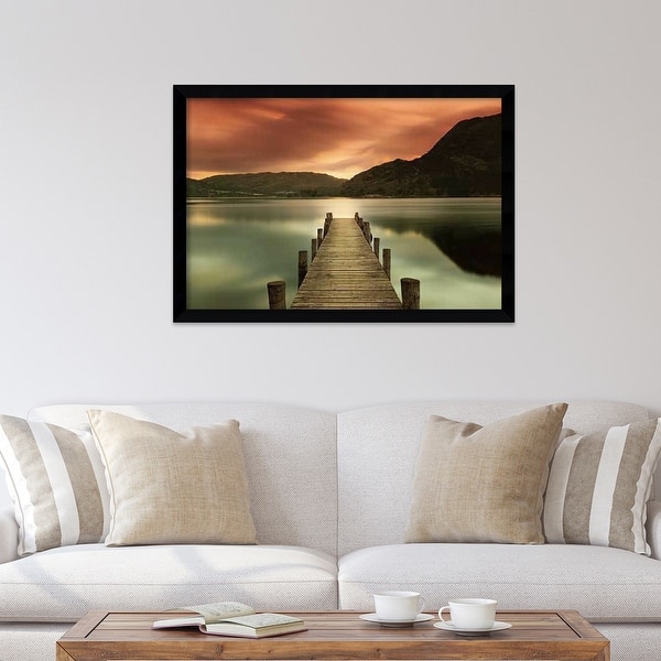 Framed Art Print Ullswater Glenridding Cumbria By Mel Allen 42 X 30 Inch Overstock 9172138