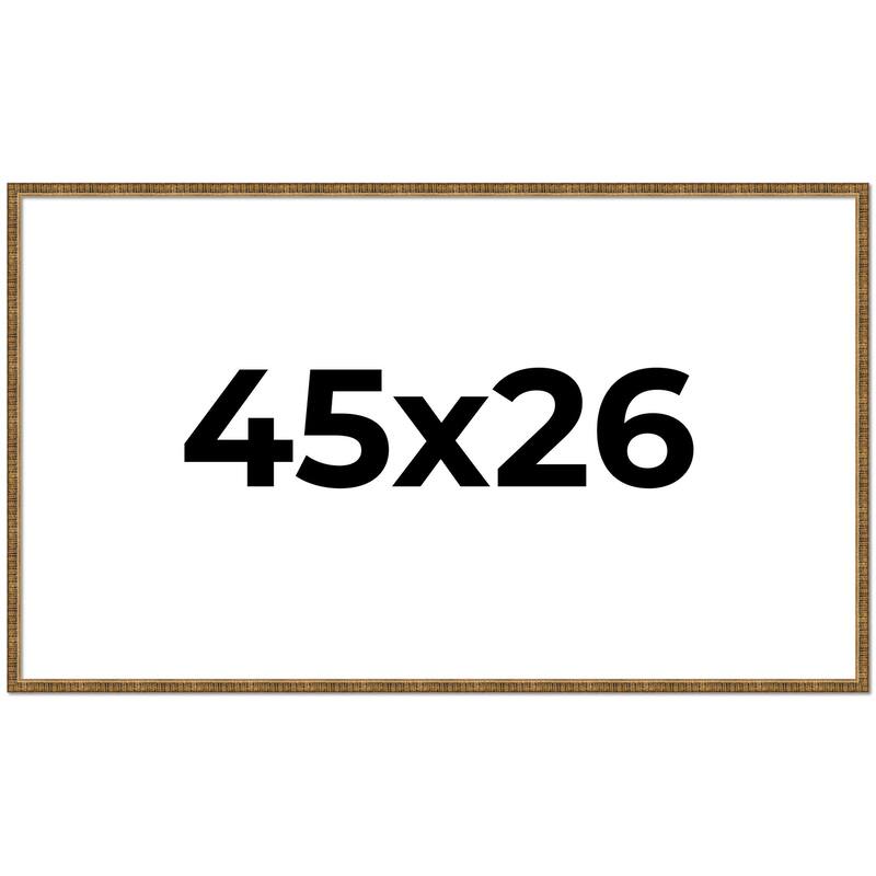 45x26 Frame Gold Picture Frame - Complete Modern Photo Frame Includes