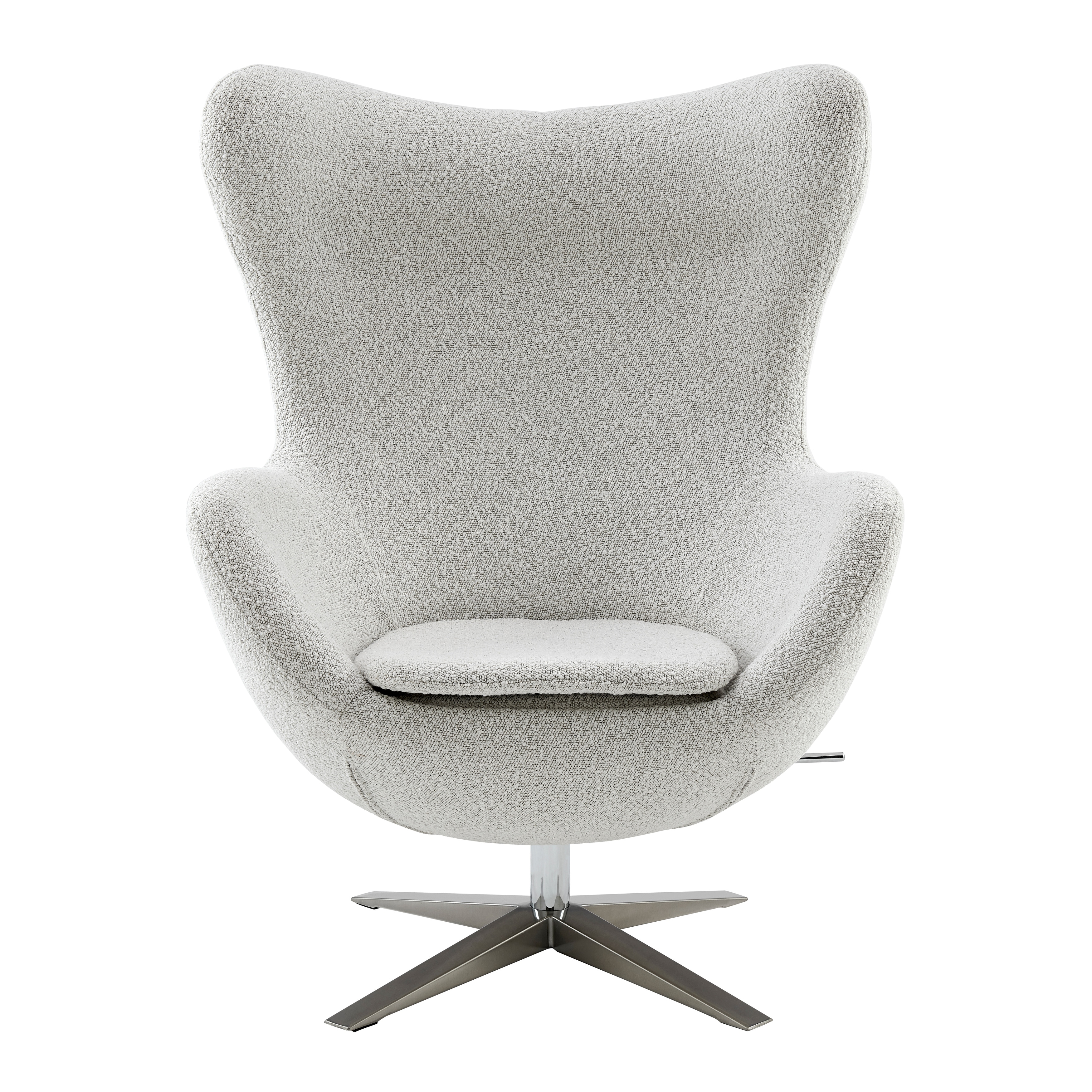 Armchair with chrome legs shop