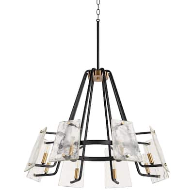 Quorum International 637-8 Tioga 8 Light 32" Wide Ring Chandelier