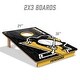 preview thumbnail 2 of 5, Pittsburgh Penguins NHL Tailgate Cornhole Board Set