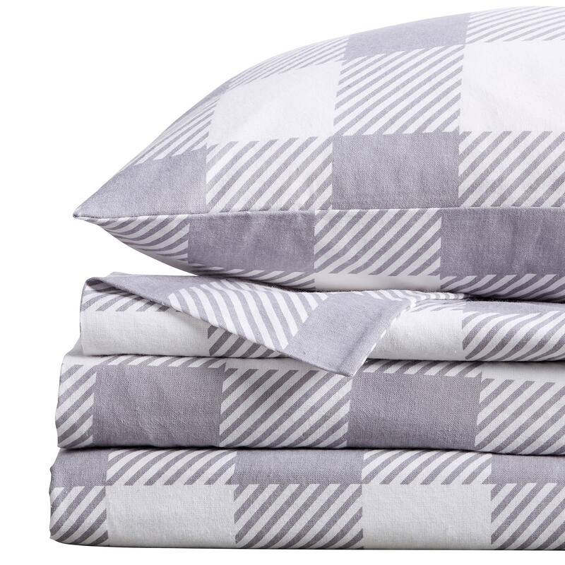 Market & Place Cotton Flannel Novelty Printed Sheet Set