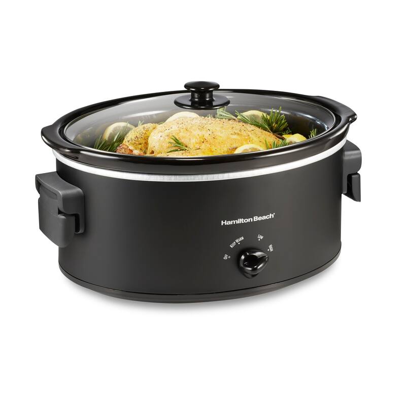 Hamilton Beach 7 Quart Slow Cooker with Folding Handles