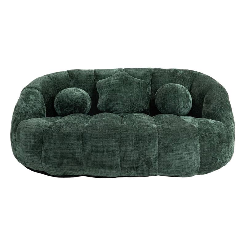 Lounger Bean Bag Chair With 3 Pillows