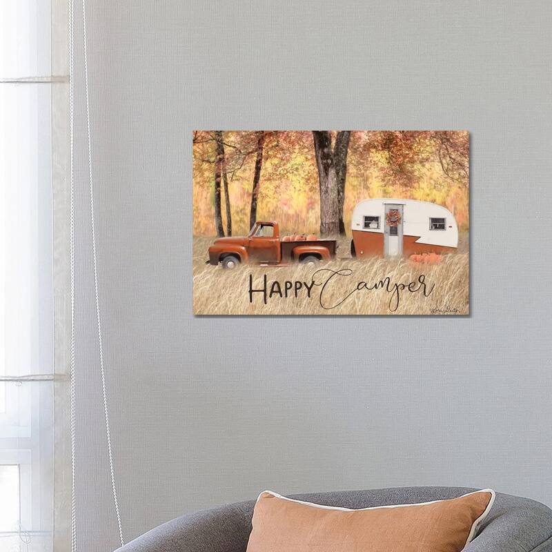 iCanvas "Fall Camping " by Lori Deiter Canvas Print - 18x26x1.5