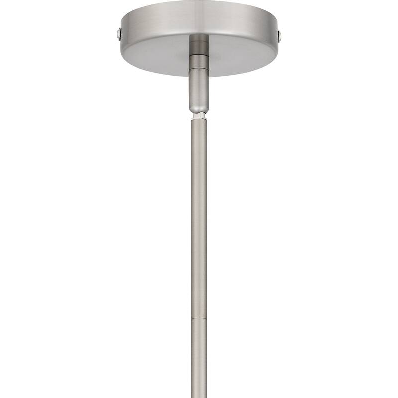 Haynes 1-Light Brushed Nickel Mini Pendant Light