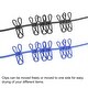 6.07ft Elastic Portable Clothesline with 12 Clips, 2 Set - Bed Bath ...