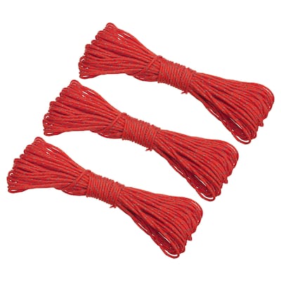 Reflective Guyline Camping Paracord，3 Pack Tent Cord Rope