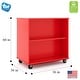 preview thumbnail 12 of 14, Tot Mate Open Double Sided Mobile Storage Locker / Bookcase - 36H