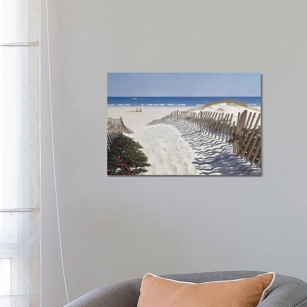iCanvas "Walk To The Beach" by Zhen-Huan Lu Canvas Print
