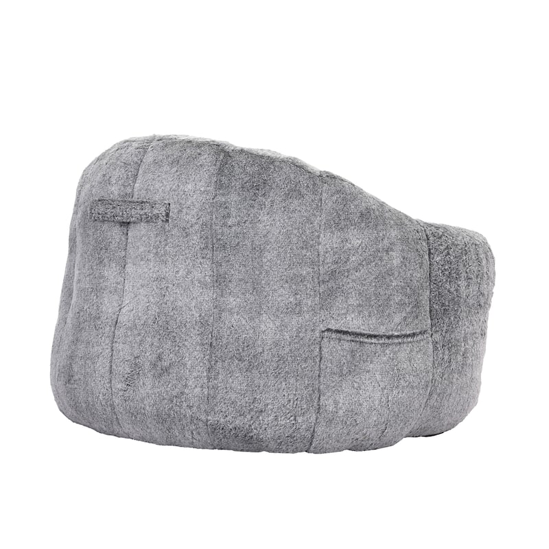 Bean Bag Chair, Bean Bag Sofa Chair with Armrests Stuffed High-Density Foam, Lazy Sofa Comfy Chairs BeanBag Chair