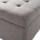 Mission Tufted Fabric Storage Ottoman Bench by Christopher Knight Home - 50.50"L x 18.75"W x 16.00"H