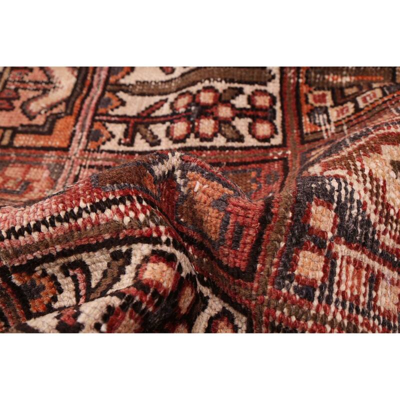 ECARPETGALLERY Hand-knotted Kayseri Vintage Dark Copper Wool Rug - 6'2 x 9'7