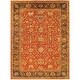 preview thumbnail 1 of 1, Pasargad Home Heriz Collection Hand-Knotted Lambs Wool Rug 13' 9" X 16' 9" - Rust