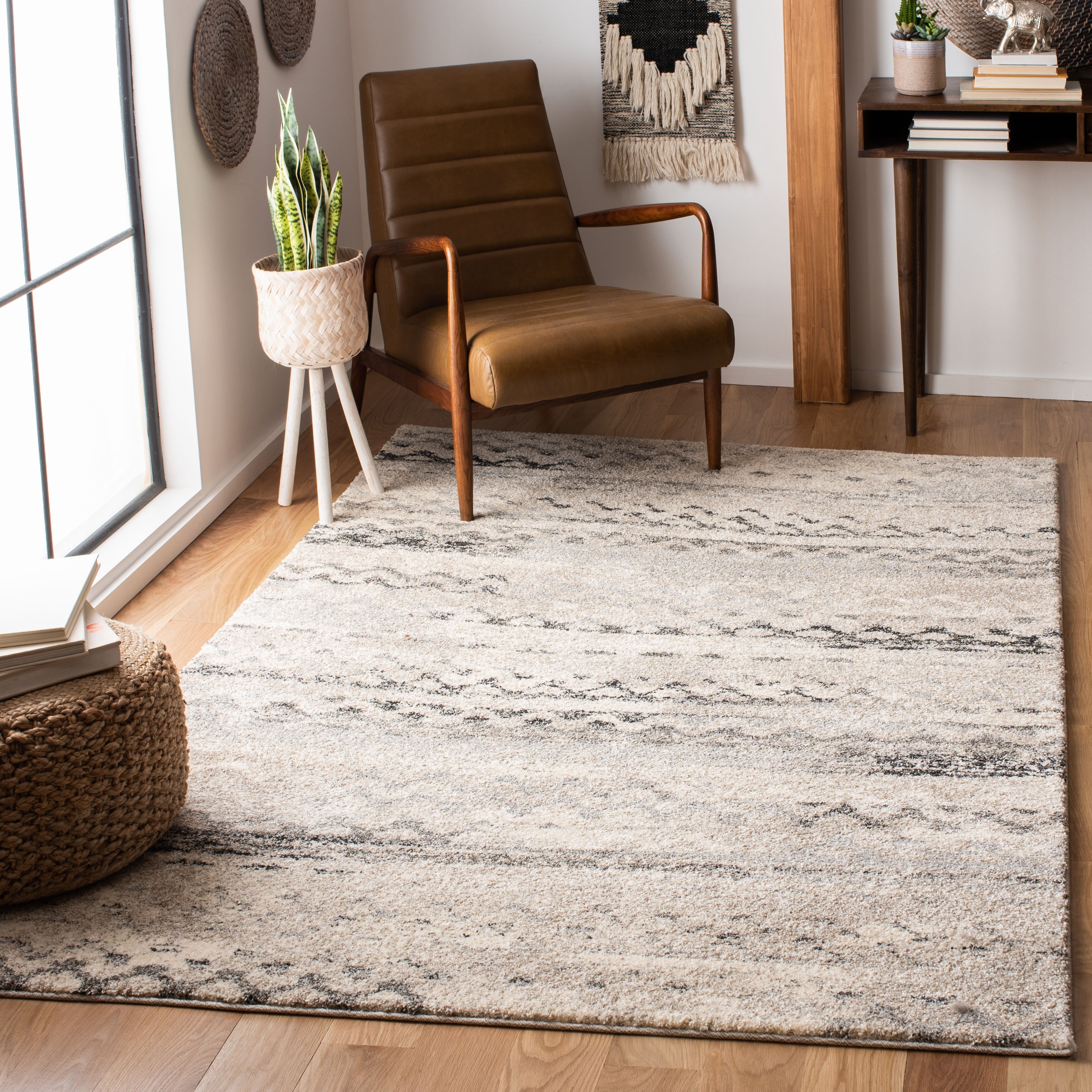 Shop Safavieh Retro Leonide Distressed Modern Abstract Rug Overstock 10465294