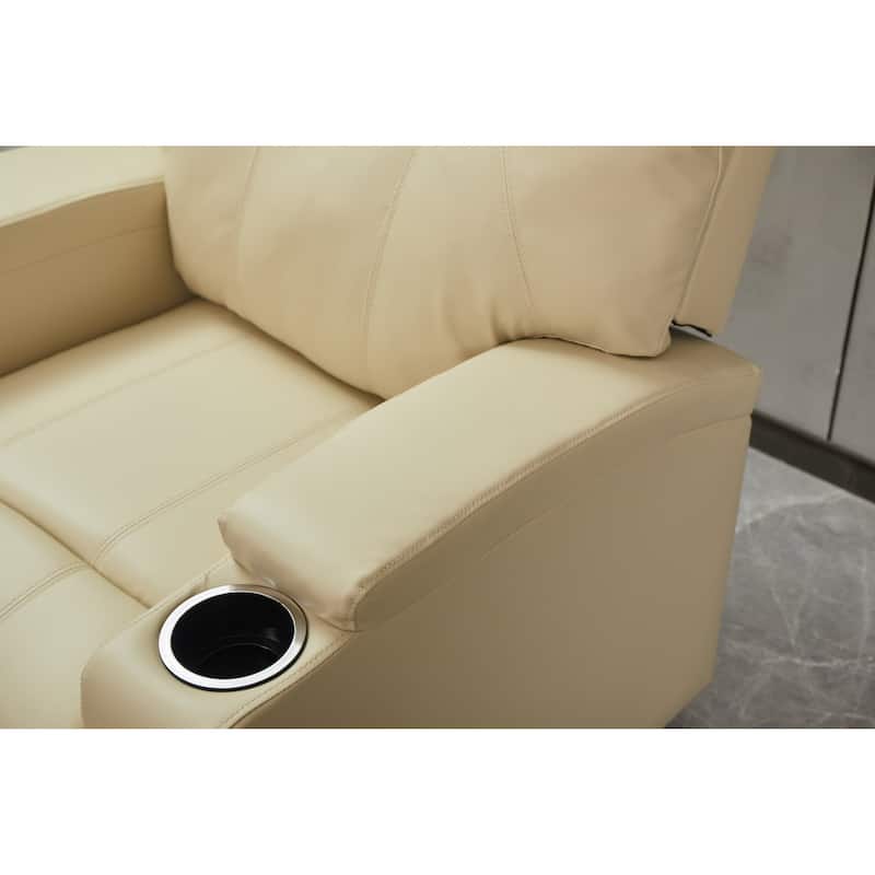 Power Lift Recliner Chair PU Leather for Elderly