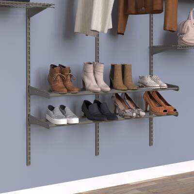ClosetMaid ShelfTrack 2-Tier 10-Pair Shoe Shelf Kit