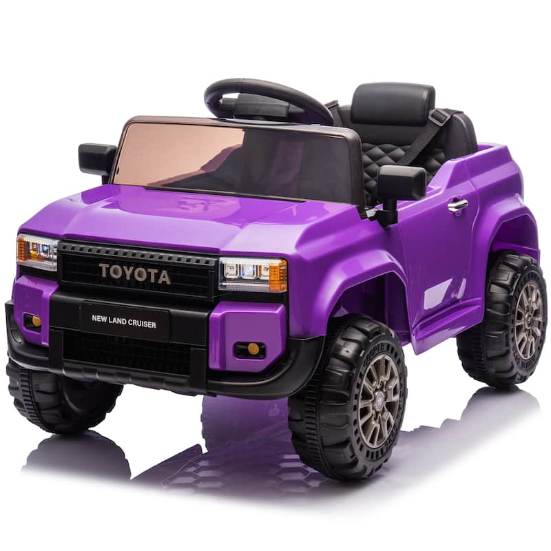 12V Kids Ride On Car W/Parents Control,Licensed Toyota LC250 2024,Four-wheel suspension,Adjustable volume,For Kids Aged 2-4