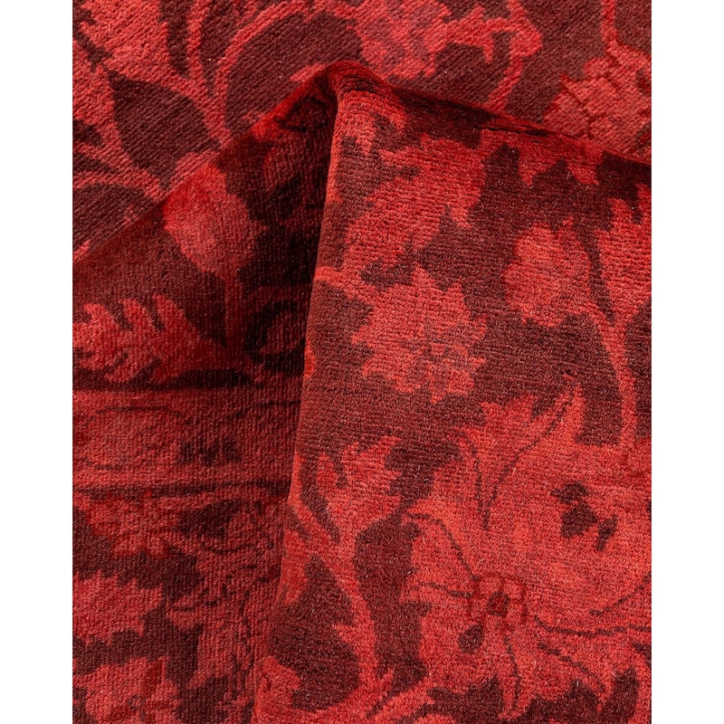 Fine Vibrance, One-of-a-Kind Hand-Knotted Area Rug - Brown, 4' 1" x 6' 5" - 4' 1" x 6' 5"