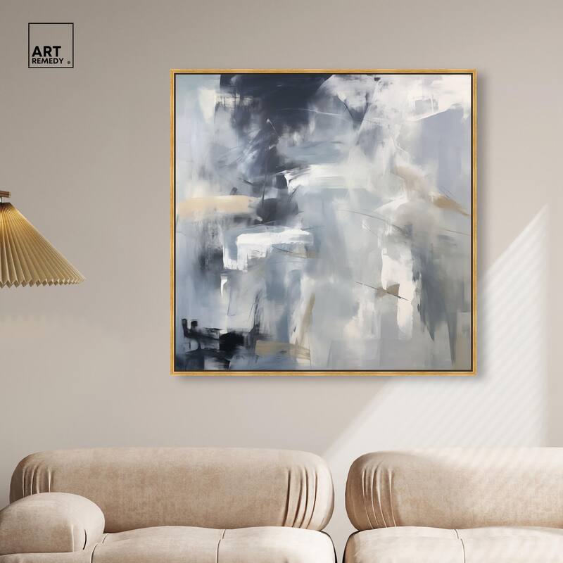 Contemplative Blues II Canvas by Art Remedy