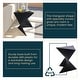preview thumbnail 4 of 184, Randolph Indoor Side Table - Lightweight Triangular Design Accent End Table for Home Office Living Room and Bedroom, No Assembly