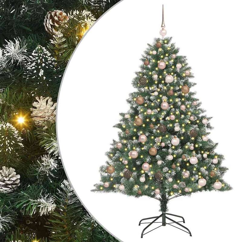 vidaXL Artificial ChristmasTree with Stand Gree PVC
