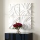 preview thumbnail 4 of 4, Uttermost 04368 Snowdrift 15" x 15" Sculptural Wall Panels - Set of 4