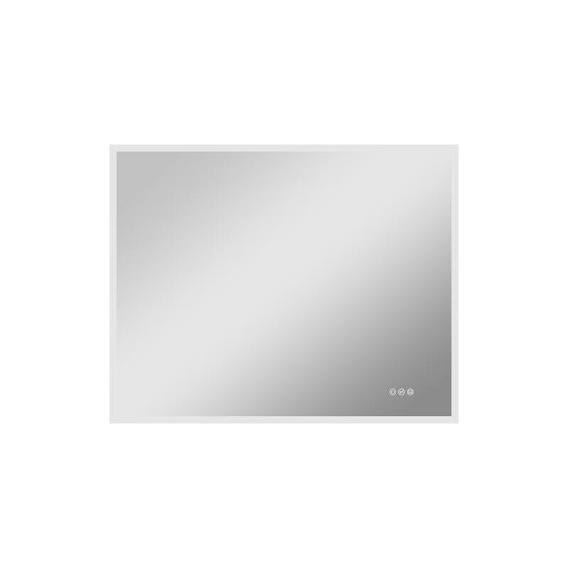 Modern Wall Mounted LED Bathroom Frontlit/Backlit Mirror With PMMA Diffuser