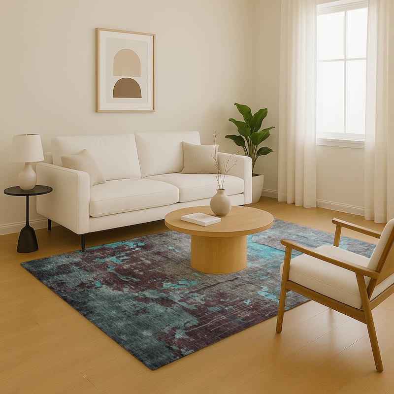 Premium Washable Super Soft Abstract Chic Mayfield Rug