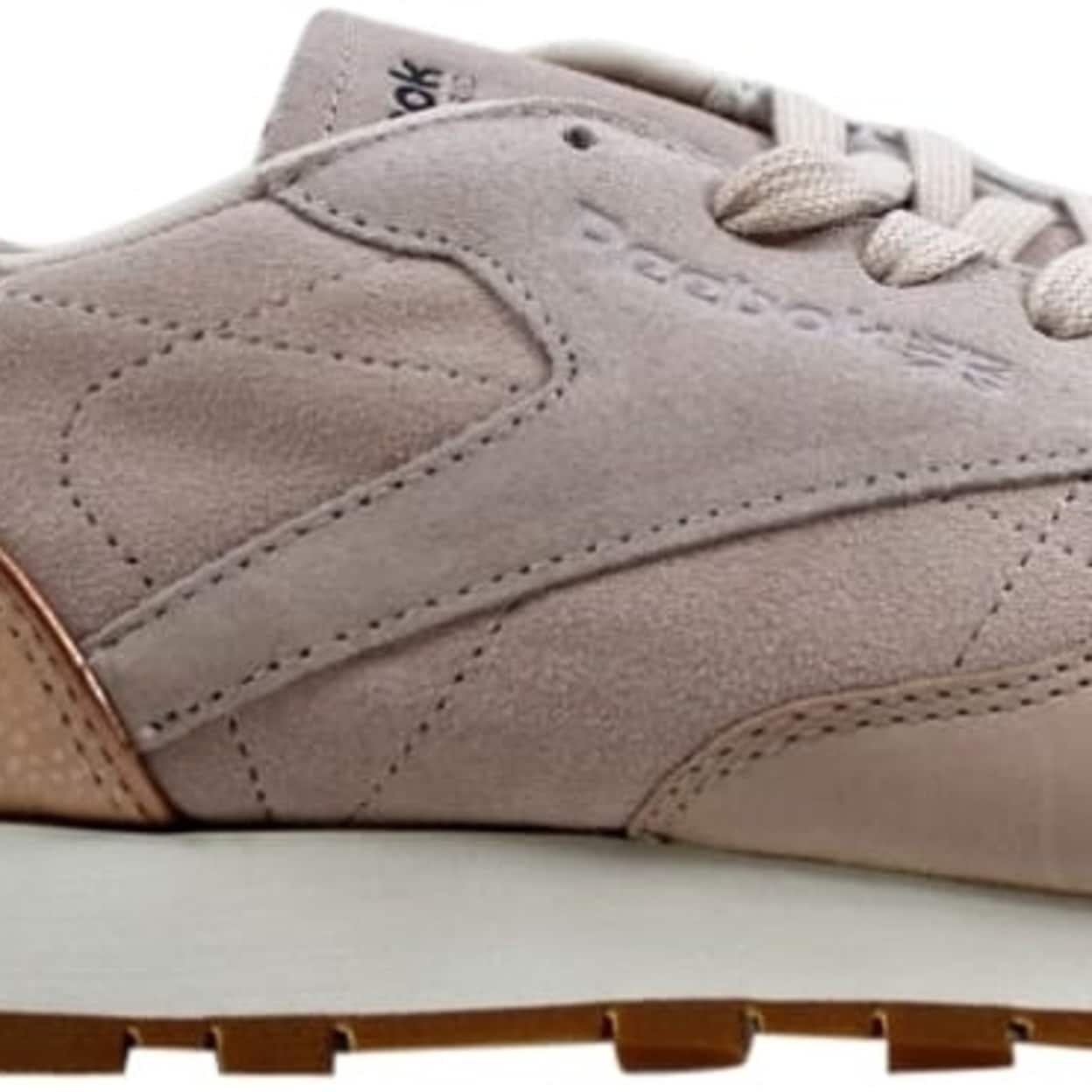 reebok classic gold leather spirit sneakers