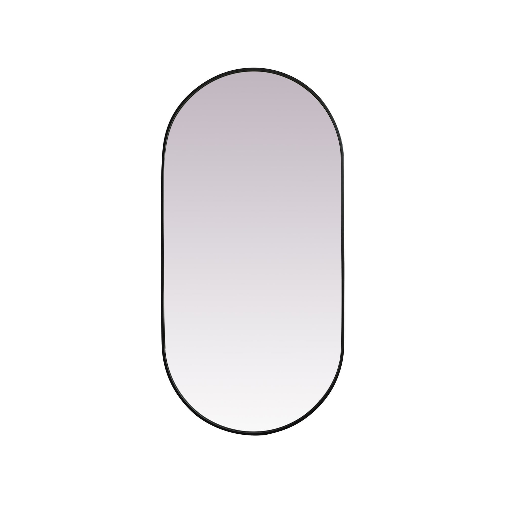 Elegant Lighting MR2A3060 Asha 30" W x 60" H Oval Framed Accent Mirror
