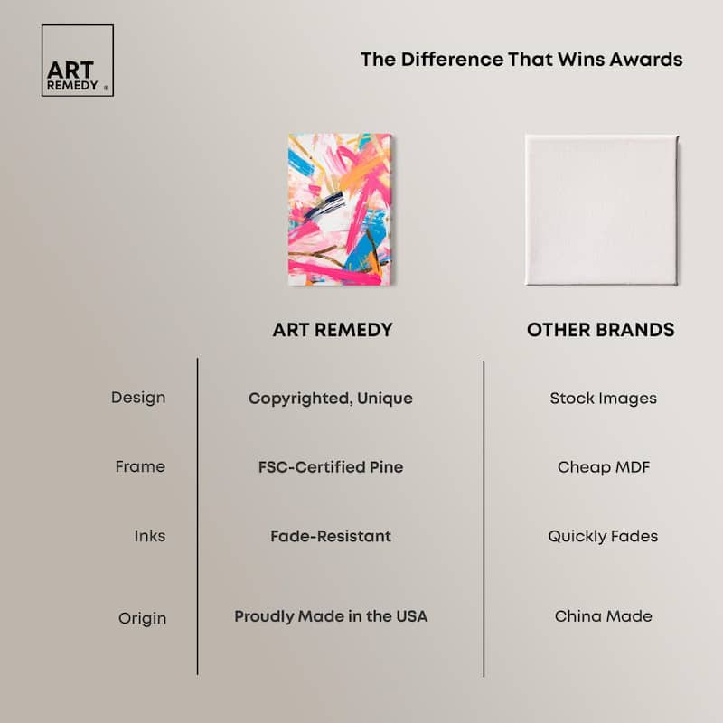 Exuberant Hues IV Canvas by Art Remedy, Gallery Wrapped