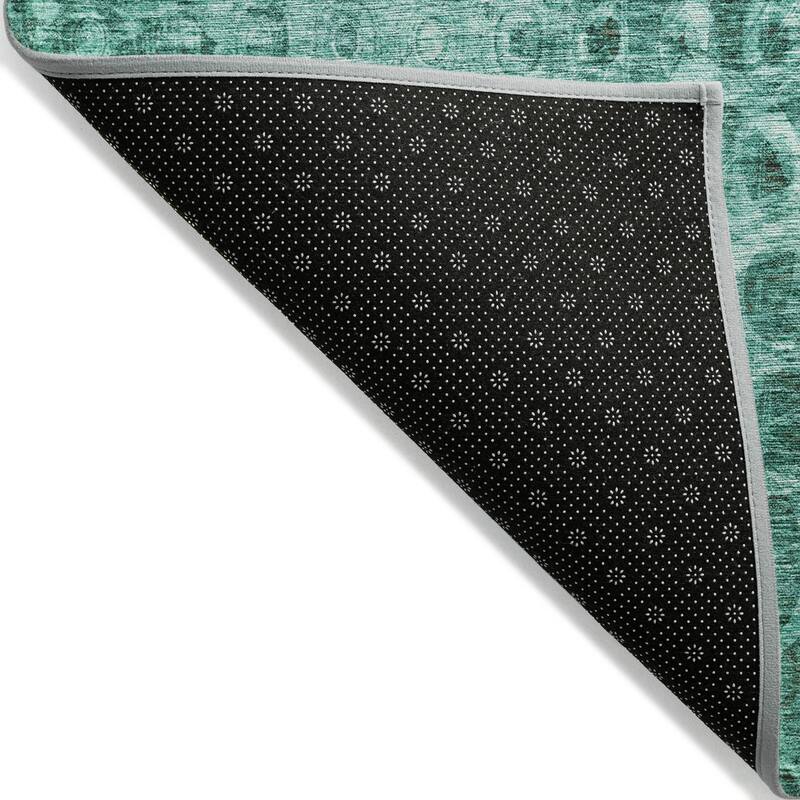 Machine Washable Indoor/ Outdoor Chantille Abstract Modern Rug