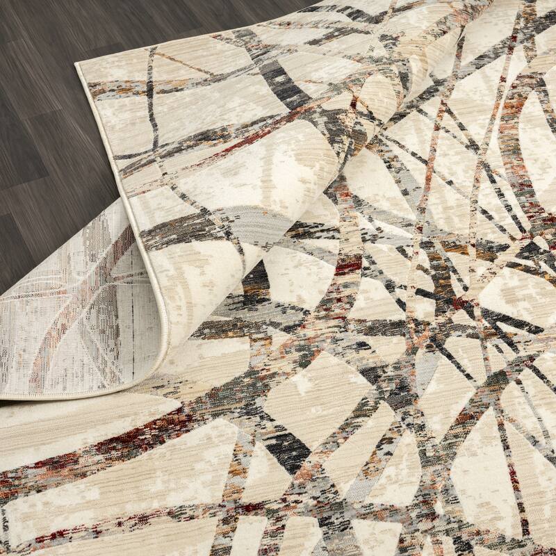 Petra Travertine/Earth Area Rug