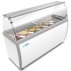 KoolMore 70 in. 12 Tub Ice Cream Dipping Cabinet Display Freezer with ...