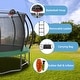 preview thumbnail 20 of 21, 15 ft. Round Outdoor Trampoline with Enclosure Net ﻿