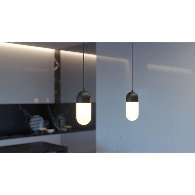 AFX IRVP05LAJUD Irvine 5" Wide LED Mini Pendant with Frosted Glass