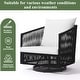 preview thumbnail 4 of 36, 3-piece Cushioned Swivel Patio Wicker Furniture Set Outdoor Rattan Bistro Set