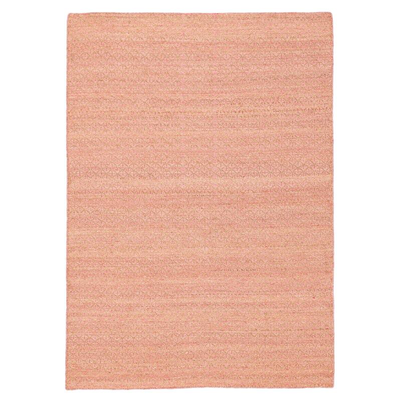 ECARPETGALLERY Flat-Weave Palas Denizli Dark Pink Kilim - 5'3 x 7'6