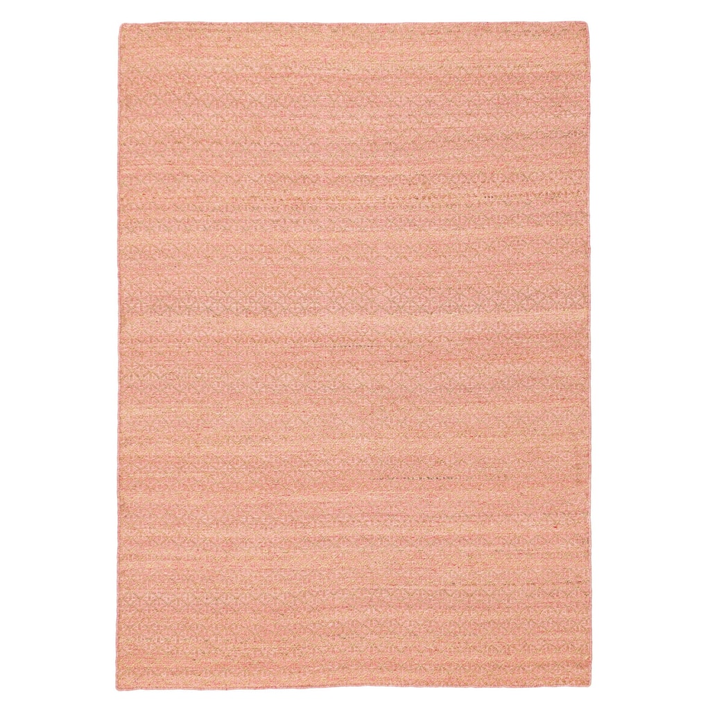 ECARPETGALLERY Flat-Weave Palas Denizli Dark Pink Kilim - 5'3 x 7'6