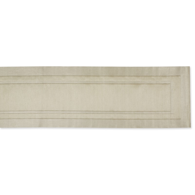 Design Imports PVC Doubleframe Table Runner (0.25 inches high x 14 inches wide x 72 inches deep) - 72"x14"