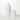 Sullivans Gold Brushed Mod Pattern Vases Set of 2, 17.25"H & 9"H White - 7"L x 7"W x 17.25"H, 6"L x 6"W x 9"H