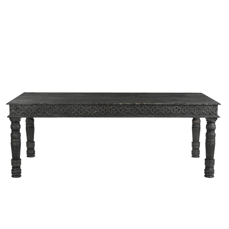 Milton Carved Solid Wood Dining Set