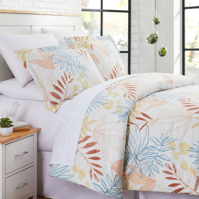 Tropic Leaf Oversized Comforter Set