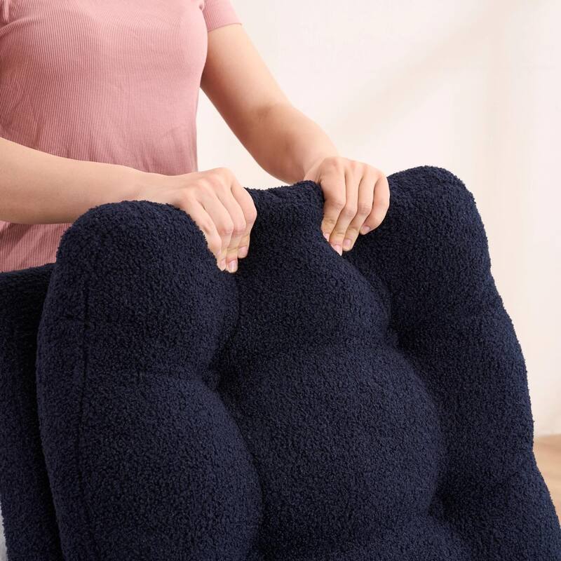 Nursery Rocking Chair - 39.76" Tall with Flip-Down Ottoman