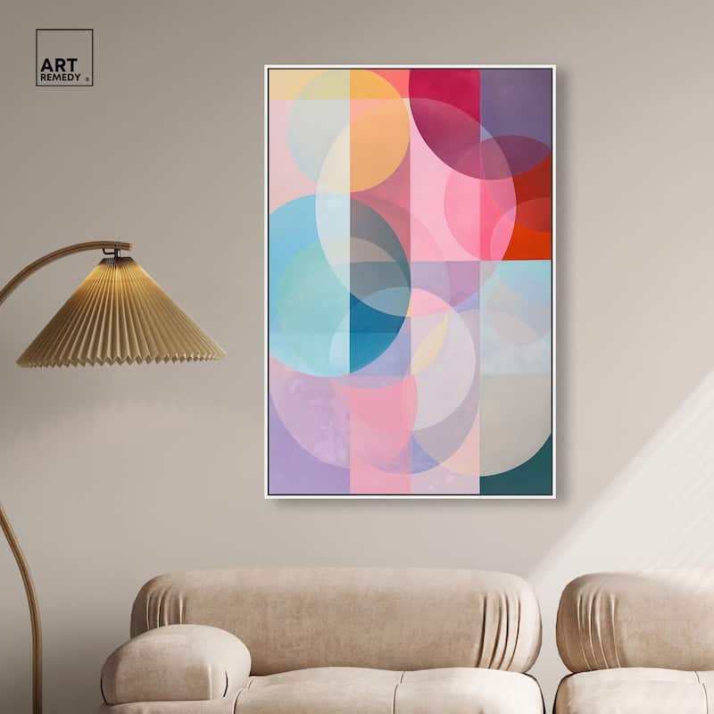 Oneiric Circles IV Canvas by Art Remedy