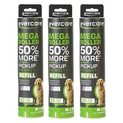 Evercare All Purpose Pet Mega Oversized Lint Roller Refills