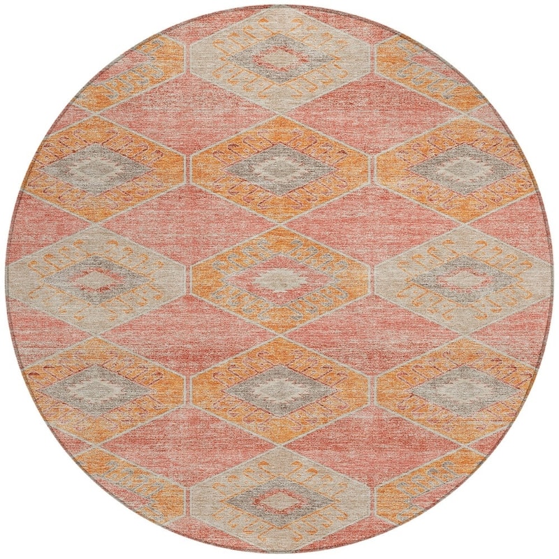 HomeRoots Aztec Transitional Rectangle Outdoor Rug