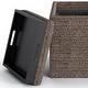 preview thumbnail 78 of 92, WYNDENHALL Townsend 17 inch Wide Contemporary Square Storage Ottoman