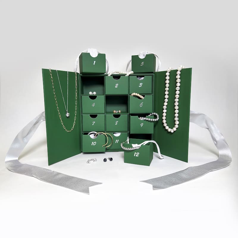 Miadora Advent Calendar Jewelry Box Gift Set - 3